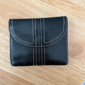 Vintage Buxton Black Leather Wallet